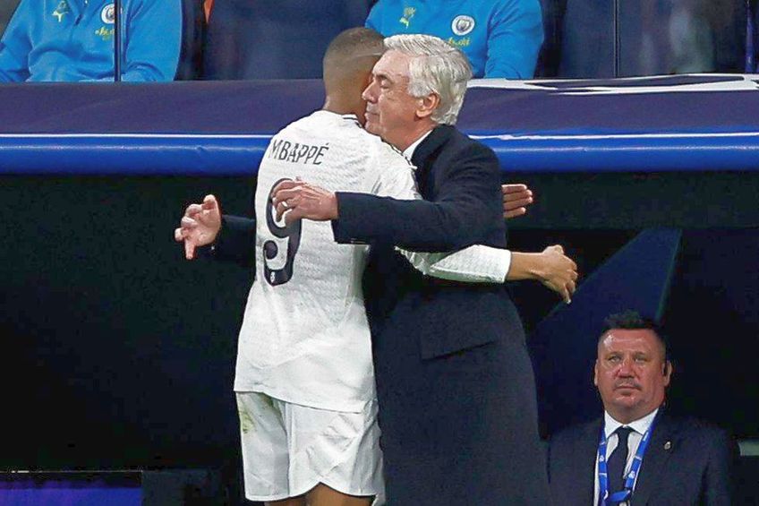 Kylian Mbappe și Carlo Ancelotti, foto: Imago Images