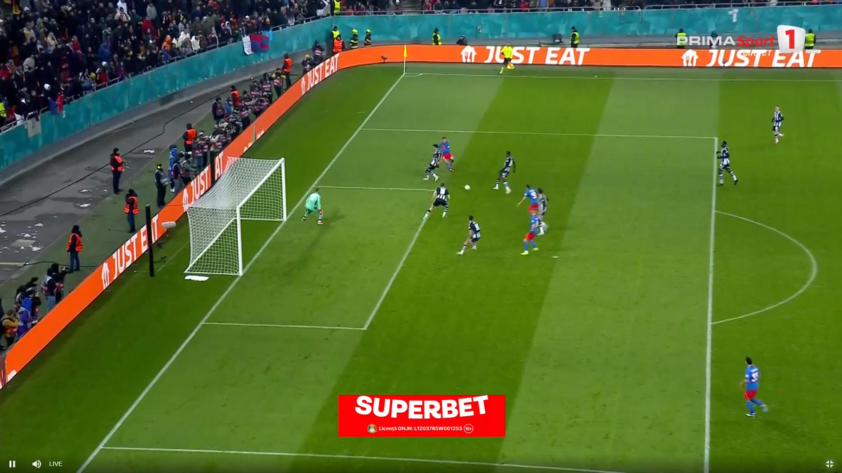 Cisotti, gol în FCSB - PAOK