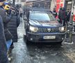 Suporterii lui PAOK fac spectacol în Centrul Vechi din București înaintea duelului cu FCSB, foto: Remus Dinu