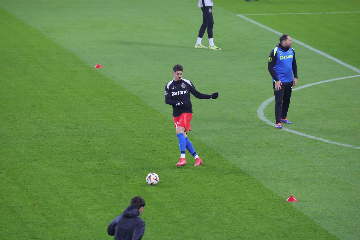 FCSB - PAOK, retur play-off pentru „optimile” Europa League // 20.02.2025 » Imagini de la încălzire