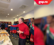 MM Stoica, fiesta în vestiar după FCSB - PAOK. FOTO: captură video FCSB