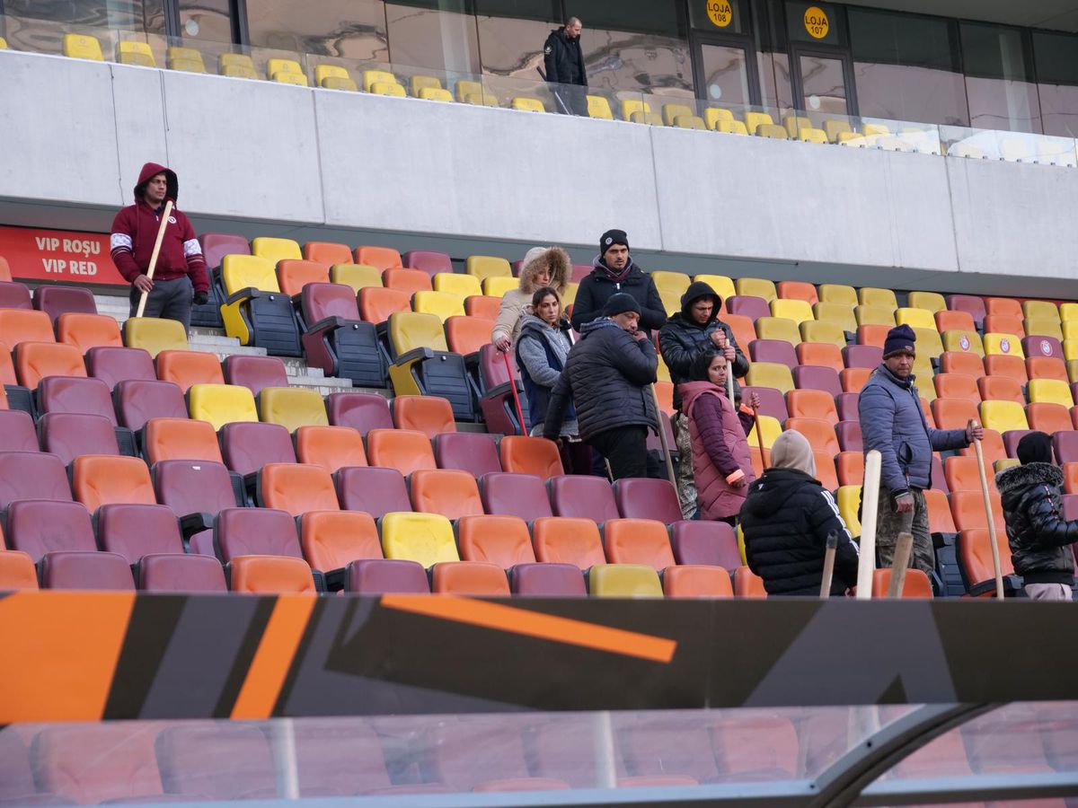 Imagini de ultimă oră de la Arena Națională » Gazonul arată IMPECABIL, Mihai Stoica s-a întors la „munca de jos”, dar a renunțat la lopată. Cum a fost surprins azi