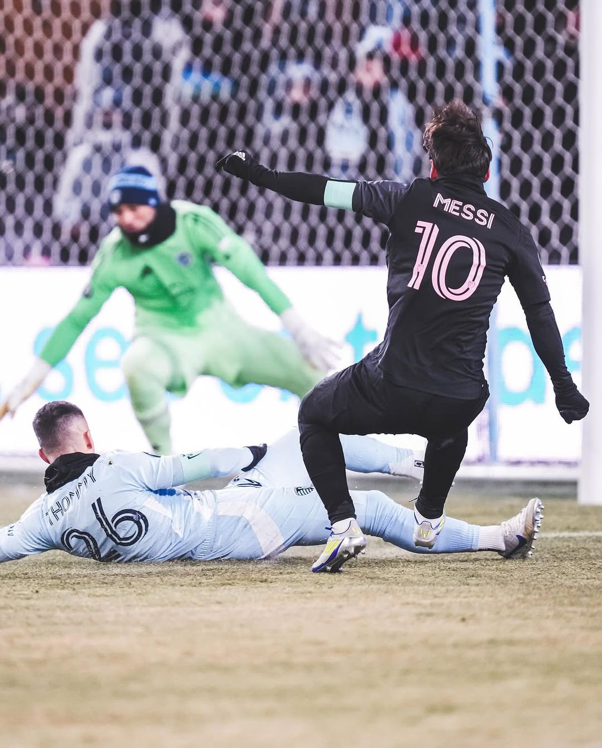 Lionel Messi și Inter Miami la -17 grade Celsius