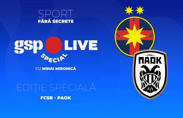FCSB - PAOK » Roș-albaștrii caută calificarea în optimile Europa League! Analizăm cu Raul Rusescu și Ciprian Marica