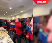 MM Stoica, fiesta în vestiar după FCSB - PAOK. FOTO: captură video FCSB