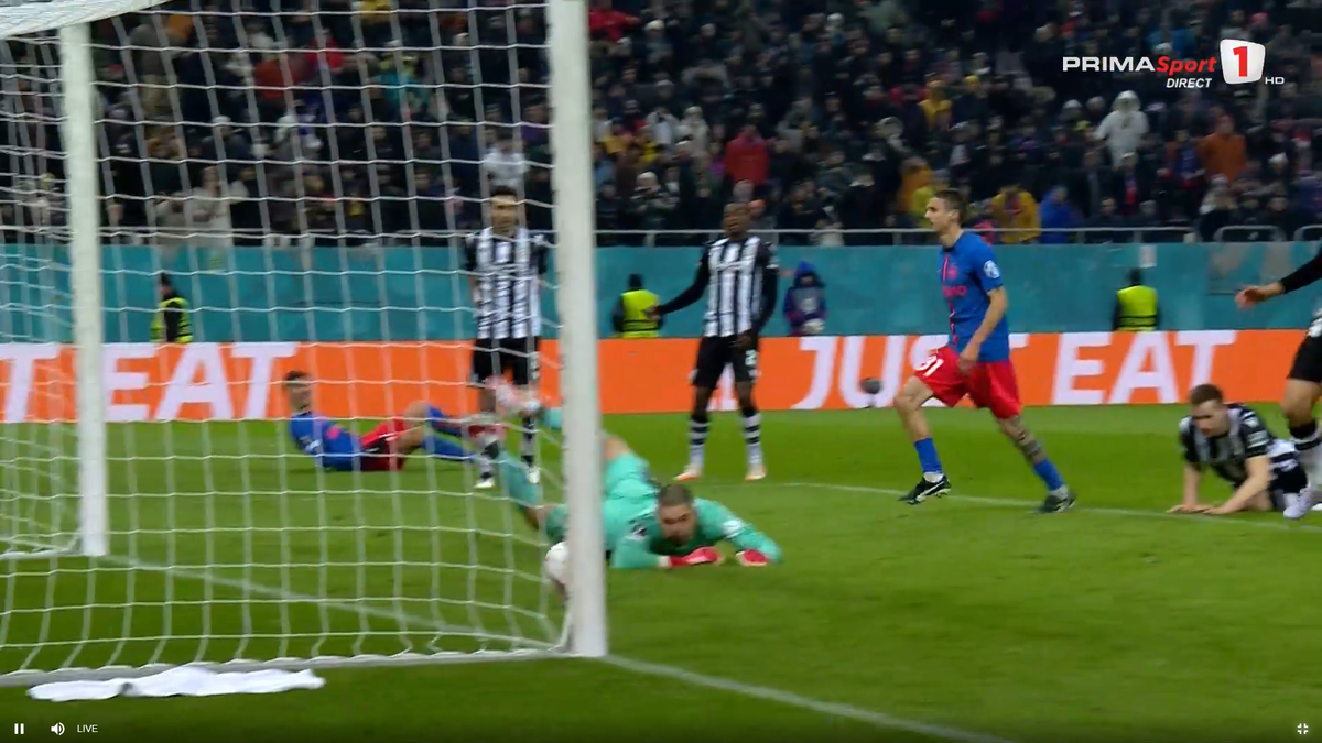 Cisotti, gol în FCSB - PAOK