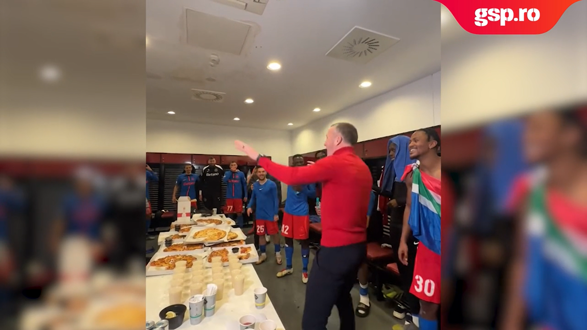 MM Stoica, fiesta în vestiar după FCSB - PAOK