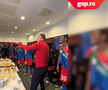 MM Stoica, fiesta în vestiar după FCSB - PAOK. FOTO: captură video FCSB