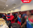 MM Stoica, fiesta în vestiar după FCSB - PAOK. FOTO: captură video FCSB