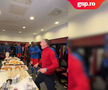MM Stoica, fiesta în vestiar după FCSB - PAOK. FOTO: captură video FCSB