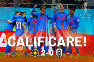 FCSB are Europa în ADN! L-a bătut iar pe Răzvan Lucescu și s-a calificat în „optimile” Europa League
