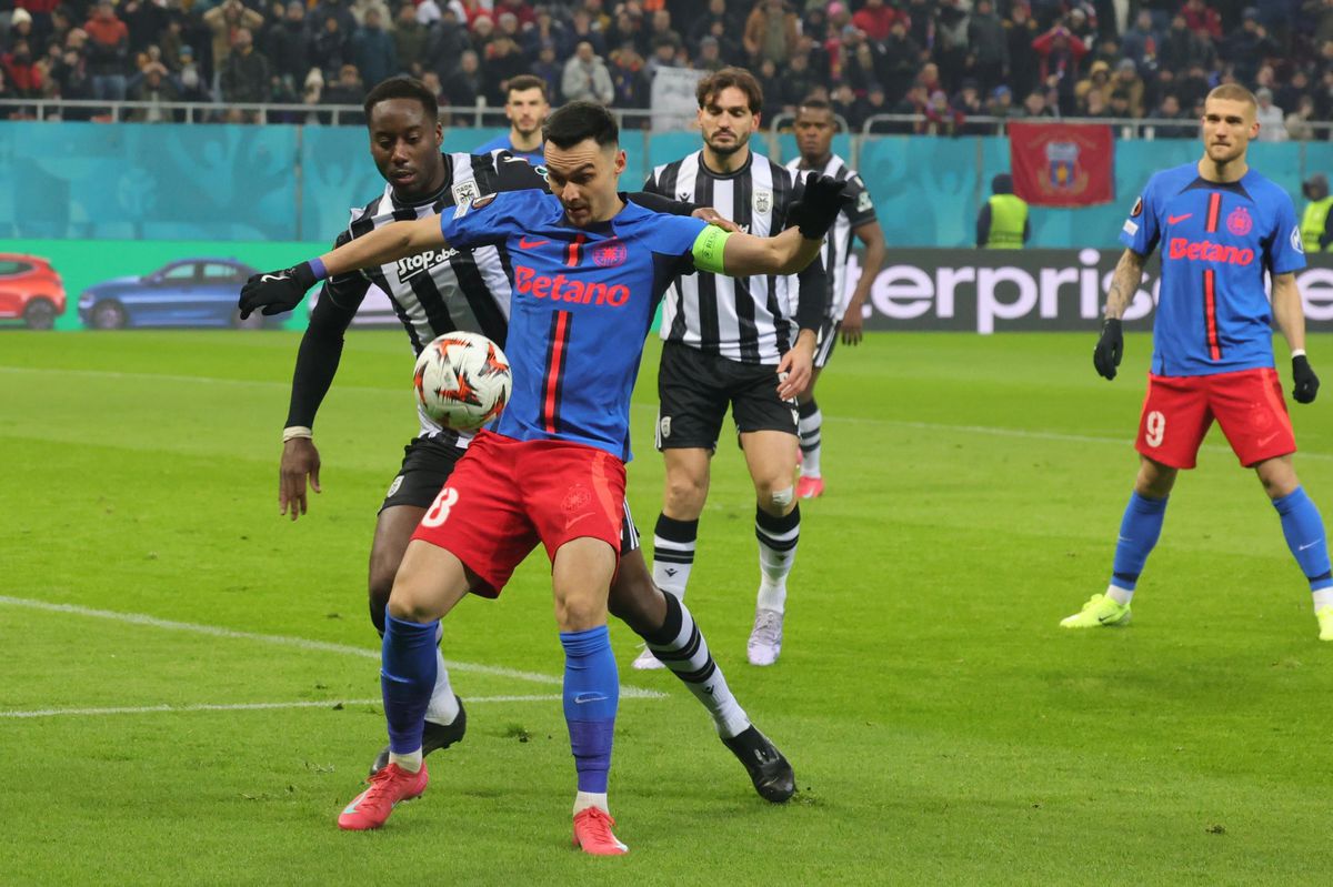 Imaginea serii venită de la Cluj-Napoca, în timpul meciului FCSB - PAOK: ce făceau adversarii de la CFR Cluj