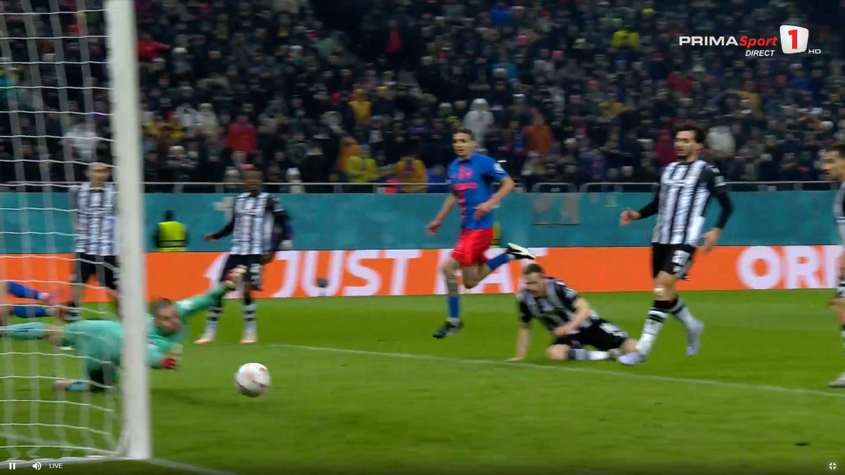 Cisotti, gol în FCSB - PAOK