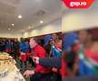 MM Stoica, fiesta în vestiar după FCSB - PAOK. FOTO: captură video FCSB