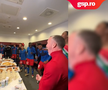 MM Stoica, fiesta în vestiar după FCSB - PAOK. FOTO: captură video FCSB