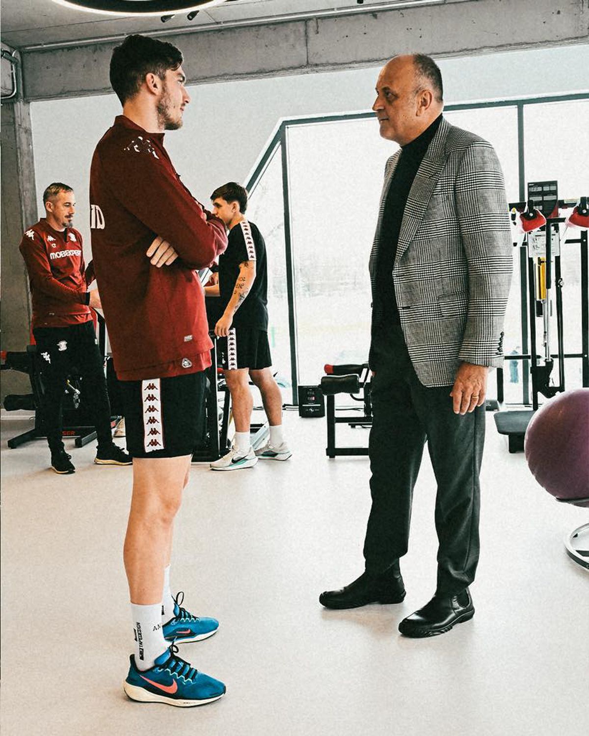 Dan Șucu, la baza Rapidului, înainte de meciul cu Dinamo