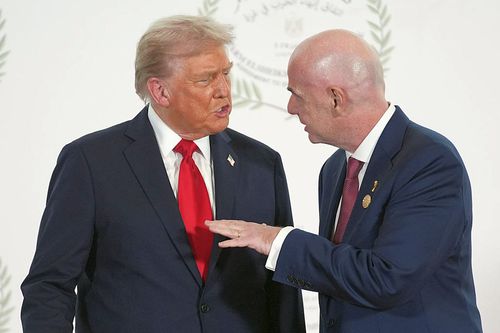 Donald Trump, președintele SUA, și Gianni Infantino, președintele FIFA/ FOTO: GettyImages