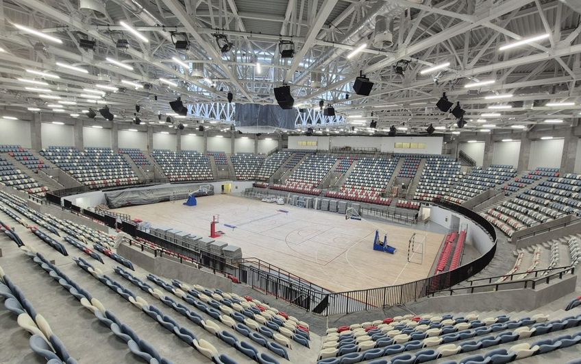 Sala Polivalentă din Tulcea, progresul din februarie 2026 / foto: Facebook