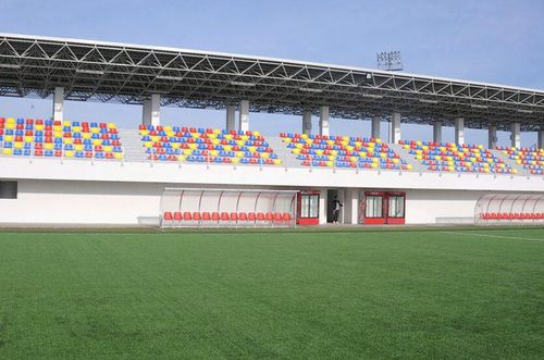 Terenul cu gazon natural de la Buftea // FOTO: Facebook Buftea Smart