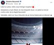 Angelescu a dat replica după videoclipul controversat postat de Dinamo: „Ciorile sunt unele dintre cele mai deștepte...”