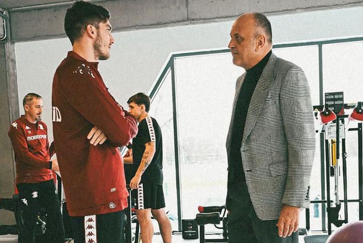 Dan Șucu, la baza Rapidului, înainte de meciul cu Dinamo/ foto Instagram Rapid