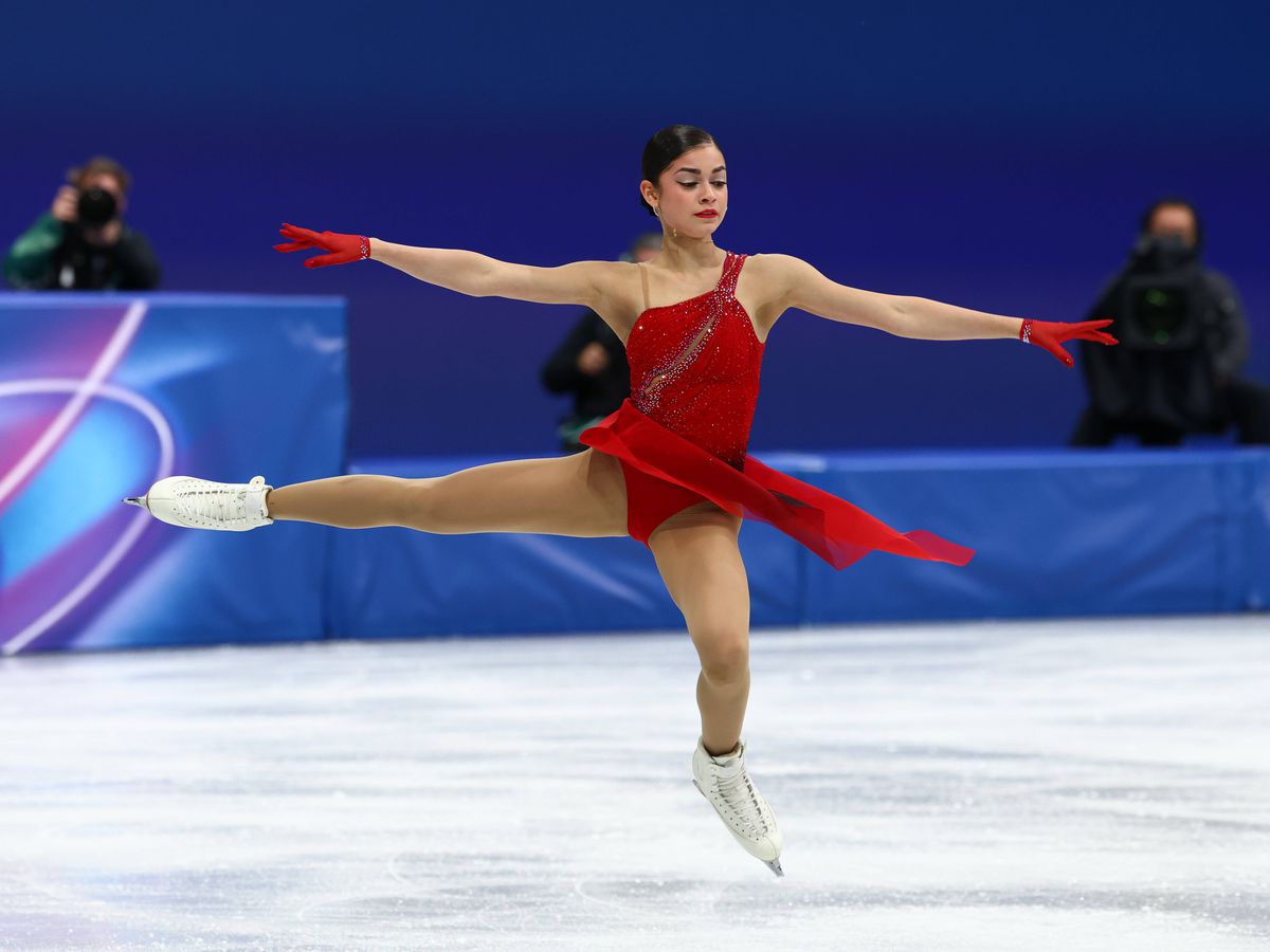 Rusoaica a participat în finală la patinaj artistic, alături de Julia Sauter, și a fost ținta criticilor: „Nu încalcă regulile?”