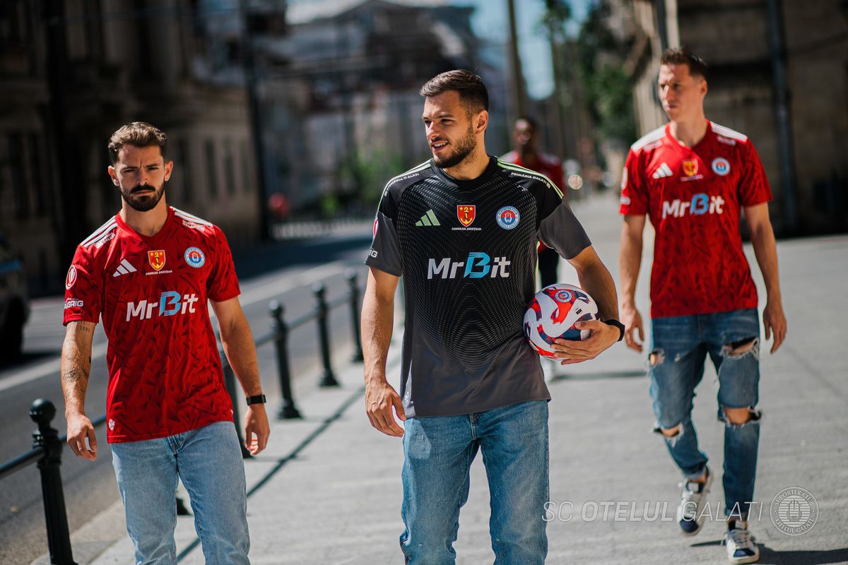 Oțelul Galați, tricouri speciale la meciul 1.000 în Superliga