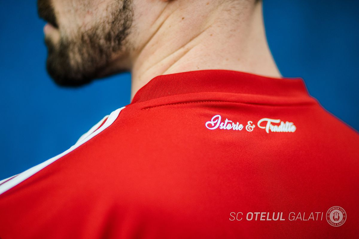 Oțelul Galați, tricouri speciale la meciul 1.000 în Superligă