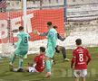 Fază controversată de arbitraj cu Iacob și Alin Roman, în Oțelul - UTA / FOTO:  Captură TV @Digi Sport 1