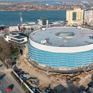 Sala Polivalentă din Tulcea, progresul din februarie 2026 / foto: Facebook