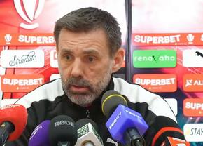 Kopic l-a mustrat în conferință, înainte de Rapid - Dinamo: „Nu am fost mulțumit, aștept mai mult din partea lui”