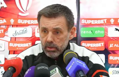 Kopic l-a mustrat în conferință, înainte de Rapid - Dinamo: „Nu am fost mulțumit, aștept mai mult din partea lui”