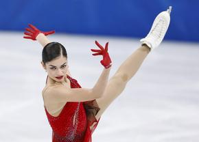 Rusoaica a participat în finală la patinaj artistic, alături de Julia Sauter, și a fost ținta criticilor: „Nu încalcă regulile?”