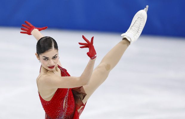 Rusoaica a participat în finală la patinaj artistic, alături de Julia Sauter, și a fost ținta criticilor: „Nu încalcă regulile?”