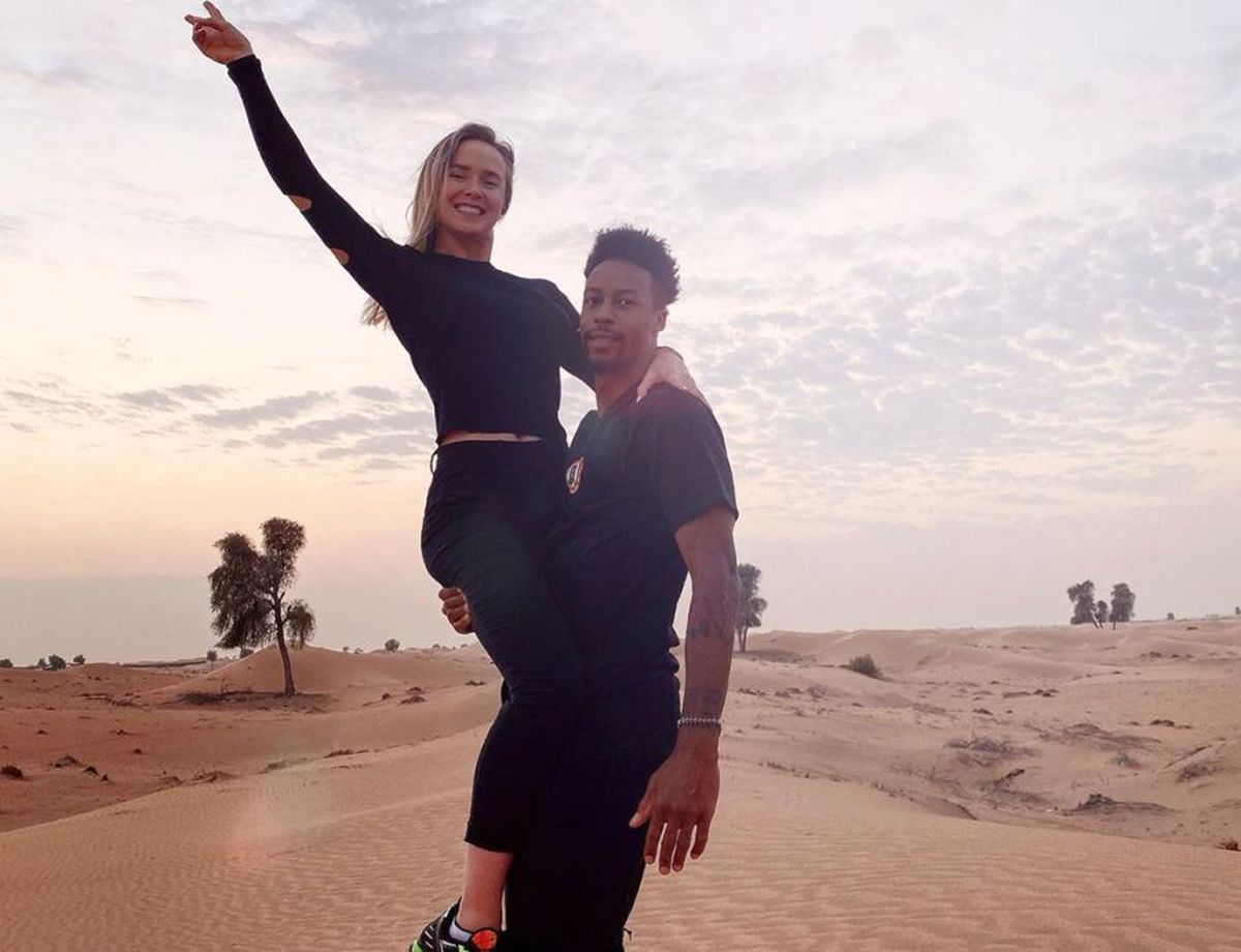 Elina Svitolina și Gael Monfils