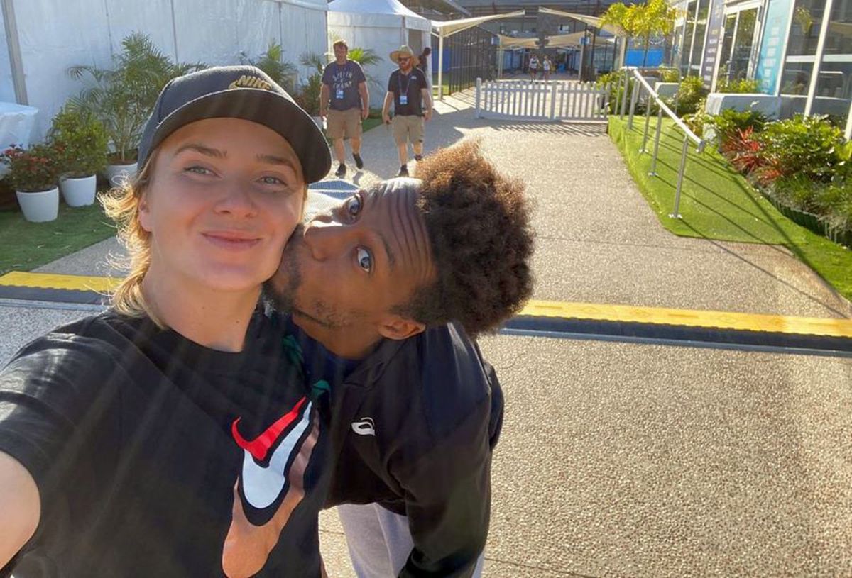 Elina Svitolina și Gael Monfils