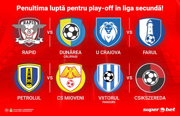 Primele 11 echipe visează la prima ligă, dar niciuna nu e sigură de play-off