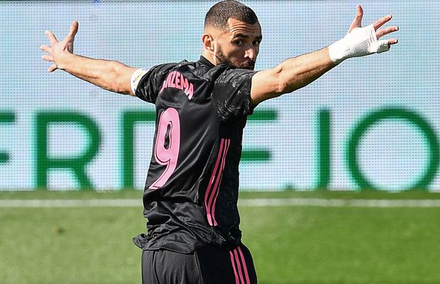 FOTO Karim Benzema, de neoprit la Real Madrid! „Dublă” în 10 minute și o bornă istorică atinsă de francez