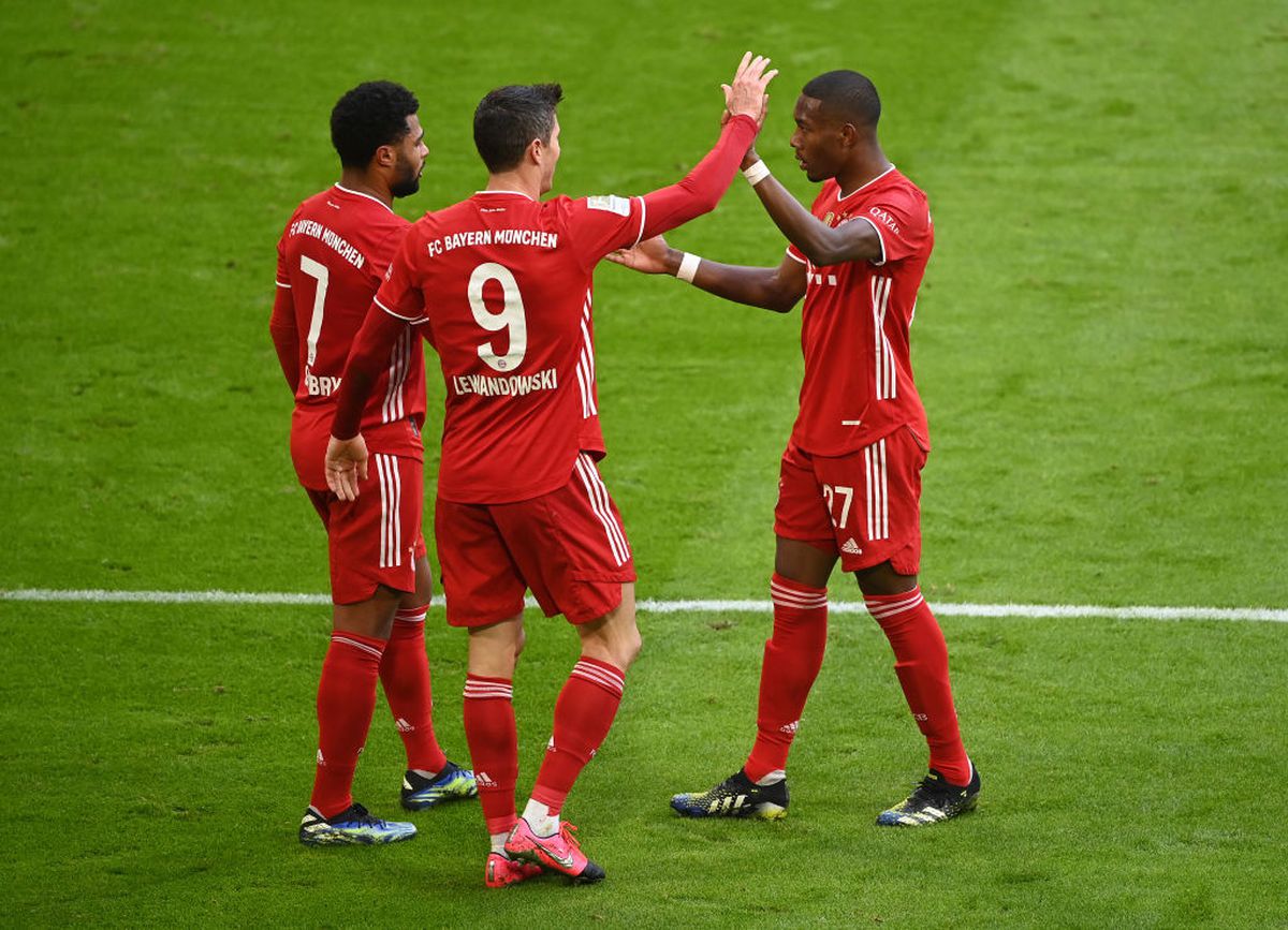 FOTO. Taifunul Bayern » 4-0 la pauză, deși a avut om eliminat la 0-0! Câte goluri a reușit Lewandowski