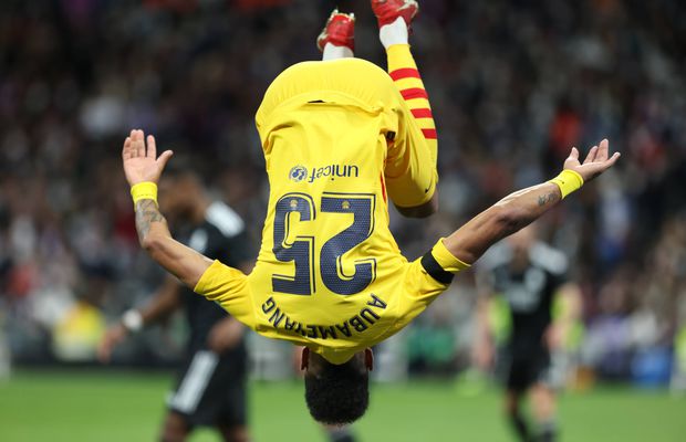 Real Madrid - Barcelona 0-4. Aubameyang, noul coșmar al Madridului » Recordurile stabilite de gabonez în primul lui El Clasico