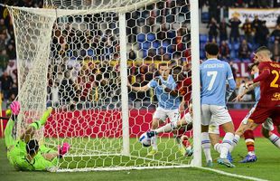 AS Roma - Lazio 3-0, în etapa #30 din Serie A. Gazdele, victorie la scor de neprezentare în derby