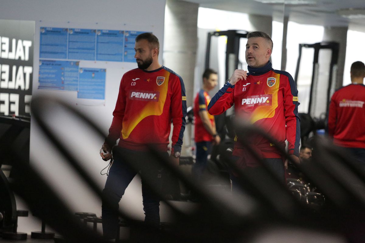 Antrenament echipa națională înainte de duelul cu Grecia // foto: FRF