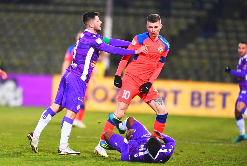 FCSB s-a impus dramatic în deplasarea cu FC Argeș, scor 3-2, cu un gol marcat la ultima fază de Andrei Dumiter. După meci, Florin Tănase ar fi fost agresat de preparatorul fizic al clubului piteștean, George Neagu.