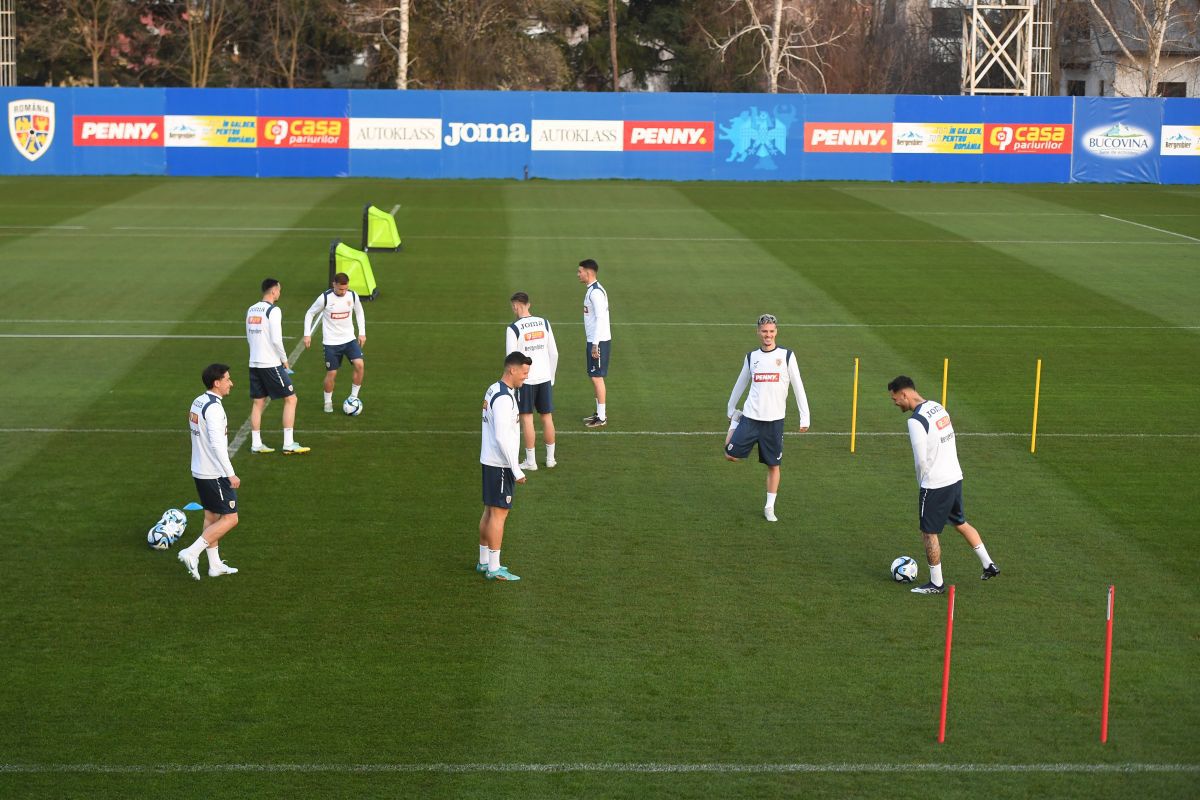 Imagini de la antrenamentul României » Ce „tricolor” a fost ținut aproape de Edi Iordănescu + ce se întâmplă cu Mario Camora