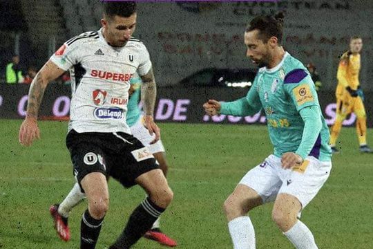 U Cluj  s-a impus cu 2-0 în fața piteștenilor / Sursă foto: Facebook@ Fotbal Club Argeș