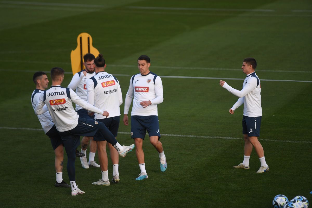 Imagini de la antrenamentul României » Ce „tricolor” a fost ținut aproape de Edi Iordănescu + ce se întâmplă cu Mario Camora