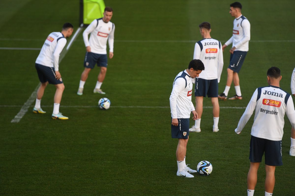 Imagini de la antrenamentul României » Ce „tricolor” a fost ținut aproape de Edi Iordănescu + ce se întâmplă cu Mario Camora