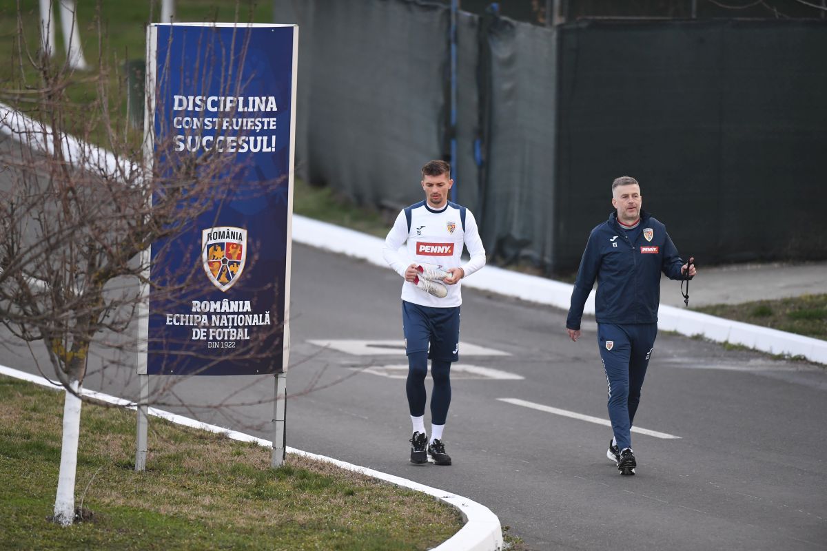 Imagini de la antrenamentul României » Ce „tricolor” a fost ținut aproape de Edi Iordănescu + ce se întâmplă cu Mario Camora