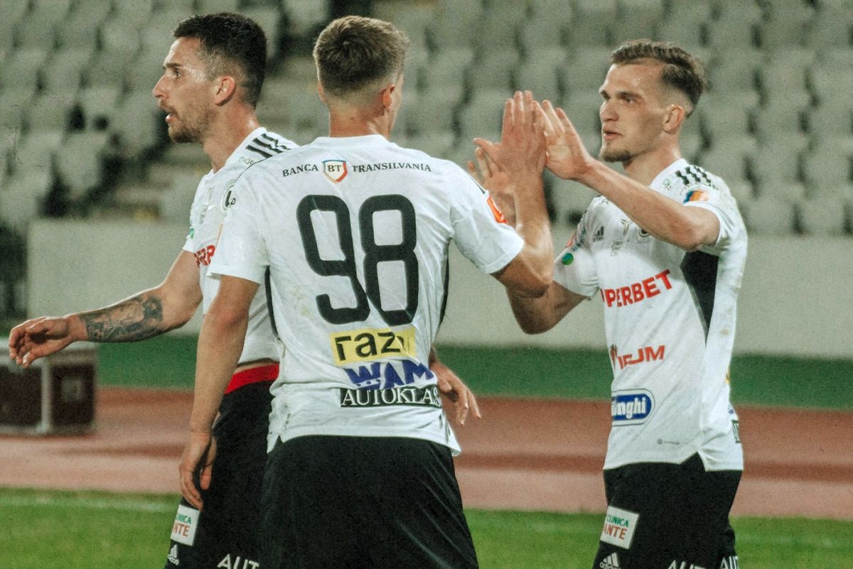 U Cluj - FC Argeș, runda#1 play-out Liga 1 (compilație de fotografii și capturi)