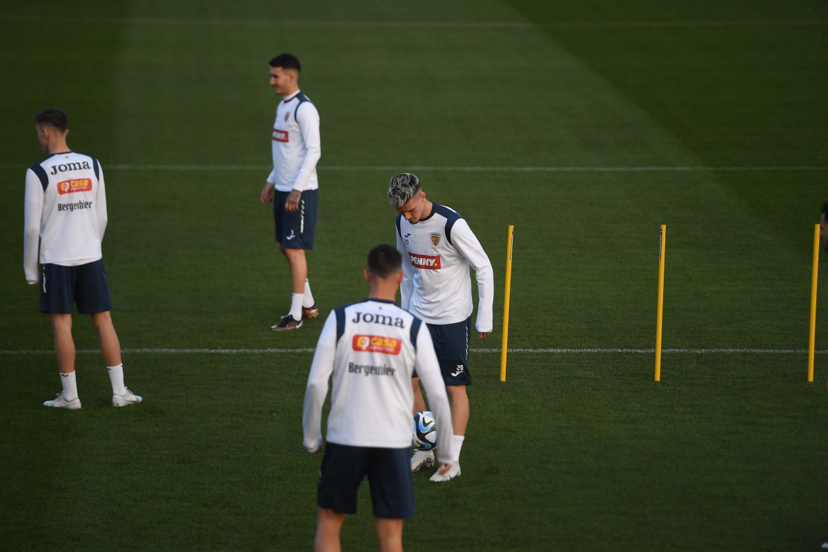 Imagini de la antrenamentul României » Ce „tricolor” a fost ținut aproape de Edi Iordănescu + ce se întâmplă cu Mario Camora